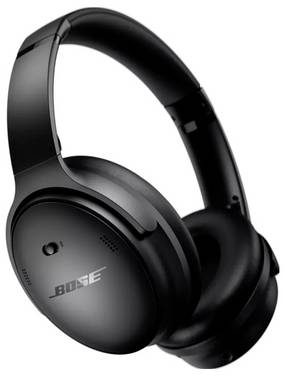 Bose QuietComfort SC Over Ear koptelefoon  Draadloos, Kabel, Bluetooth Stereo Zwart Noise Cancelling, Ruisonderdrukking (microfoon) Indicator voor batterijstatus, Vouwbaar, Volumeregeling Mobiele telefoon