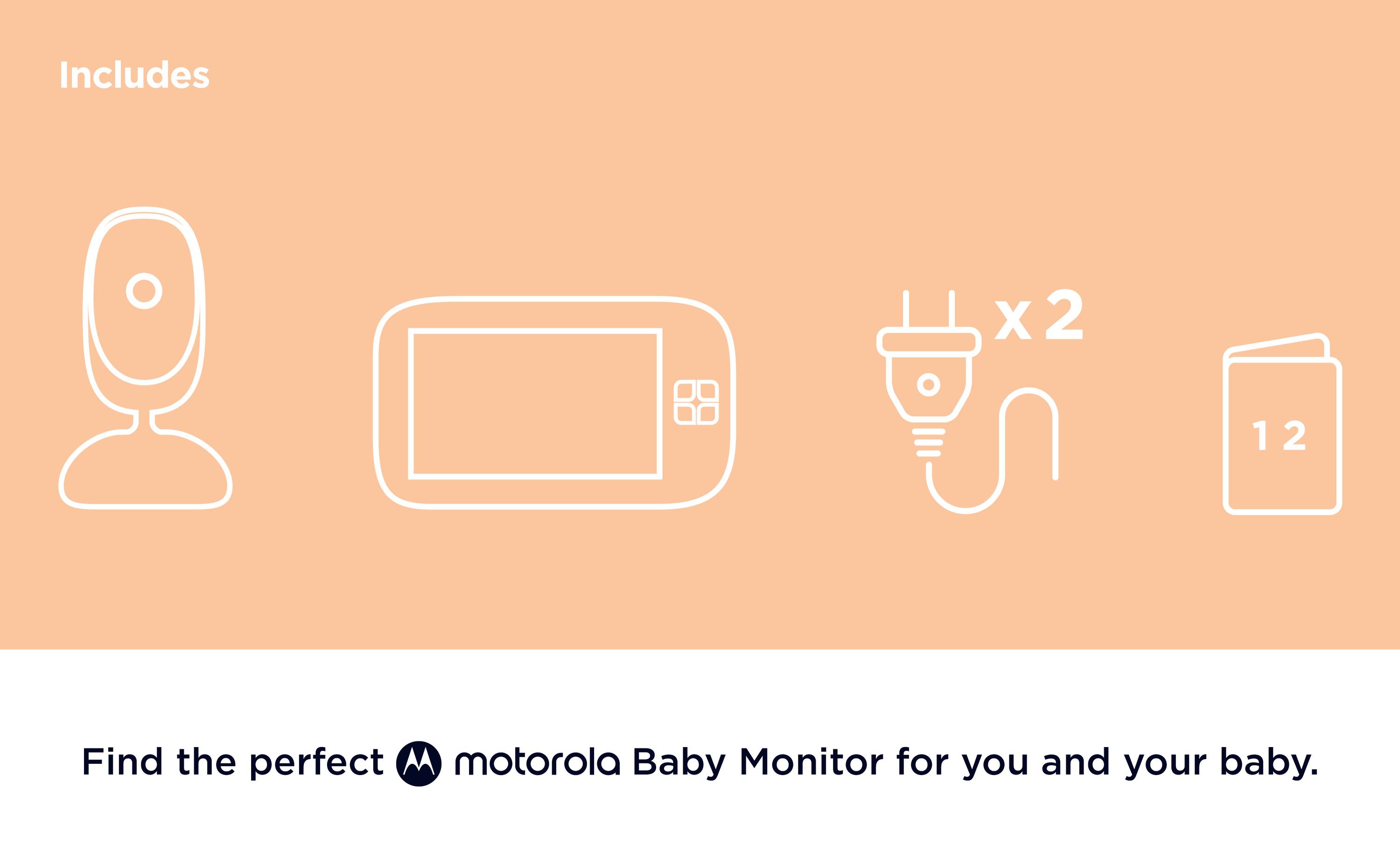 Motorola VM85 Connect VM85 Connect (EU) Videobabyfoon 2.4 GHz-9