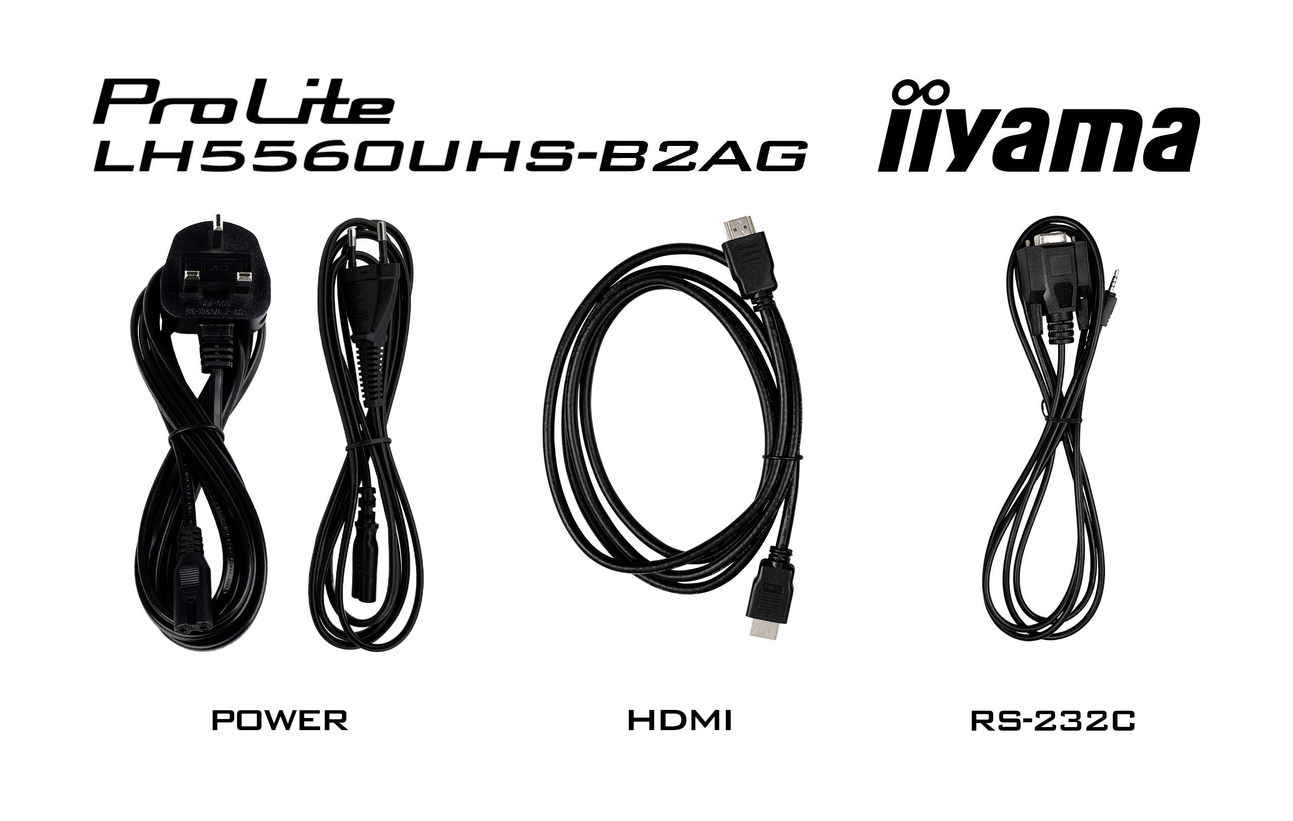 Iiyama ProLite Digital Signage display Energielabel: E (A - G) 139 cm 55 inch 3840 x 2160 Pixel 24/7-17