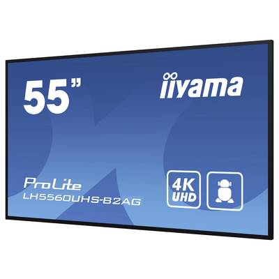 Iiyama ProLite Digital Signage display Energielabel: E (A - G) 139 cm 55 inch 3840 x 2160 Pixel 24/7-4
