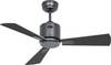 CasaFan ECO NEO III 92 BG-WN/SI WiFi Flügel Wenge/silber Plafondventilator 12 W (Ø x h) 92 cm x 360 mm Basaltgrijs Met afstandsbediening, Timer, Met wintermodus, Bediening via App