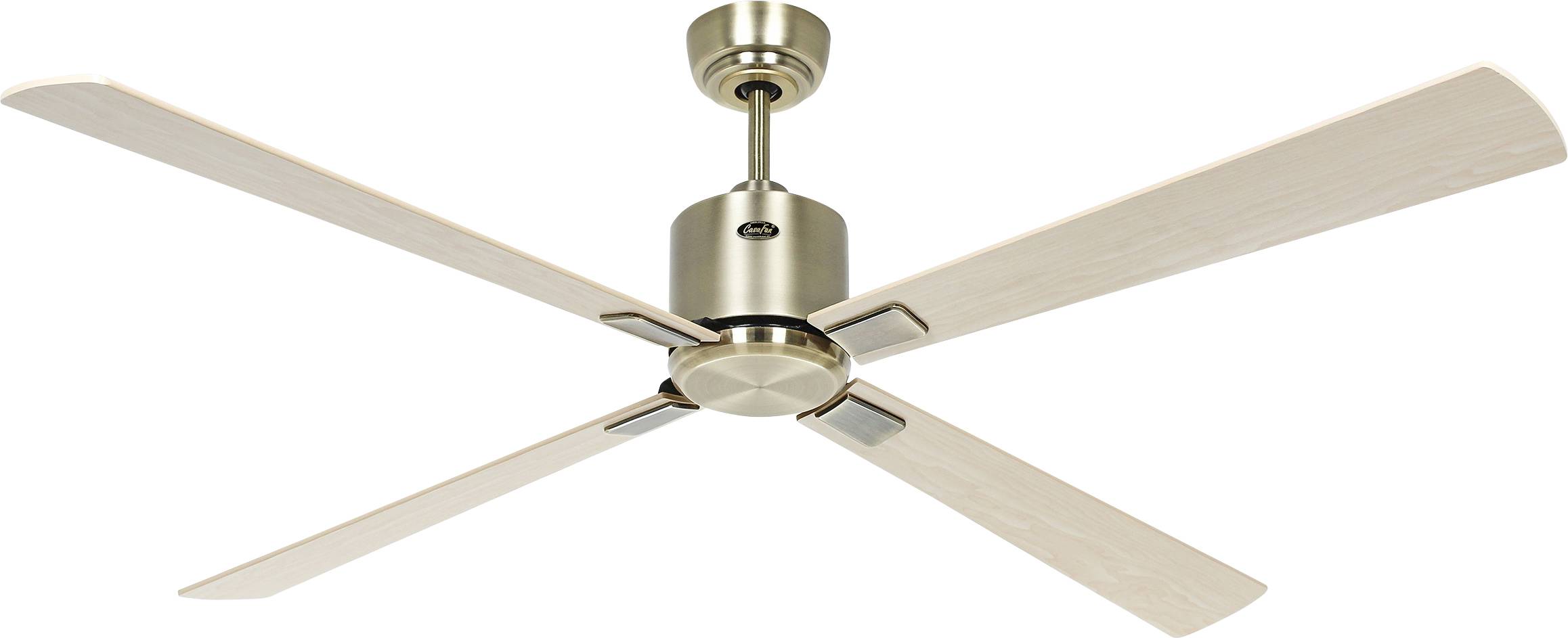 CasaFan ECO NEO III 152 MA-AH/BU WiFi Flügel Ahorn/Buche Plafondventilator 27 W (Ø x h) 152 cm x 360 mm Antiek-messing M-0