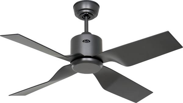 CasaFan ECO VENTOS IP44 102 BG-BG WiFi Flügel basaltgrau Plafondventilator  25 W (Ø x h) 102 cm x 435 mm Basaltgrijs Met afstandsbediening, Timer, Met wintermodus, Bediening via App