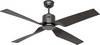 CasaFan ECO VENTOS IP44 132 BG-BG WiFi Flügel basaltgrau Plafondventilator 26 W (Ø x h) 132 cm x 435 mm Basaltgrijs Met afstandsbediening, Timer, Met wintermodus, Bediening via App