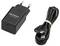 'Voltcraft 45W-CB48' zwarte voedingsadapter met EU-stekker naast een opgerolde USB-C-kabel, ontworpen voor efficiënte oplaadoplossingen.