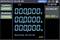 Beeldscherm met een digitale voedingsbron-interface. Spanning is ingesteld op '001.000 V' in CV-modus. Stroom en vermogen staan op nul.