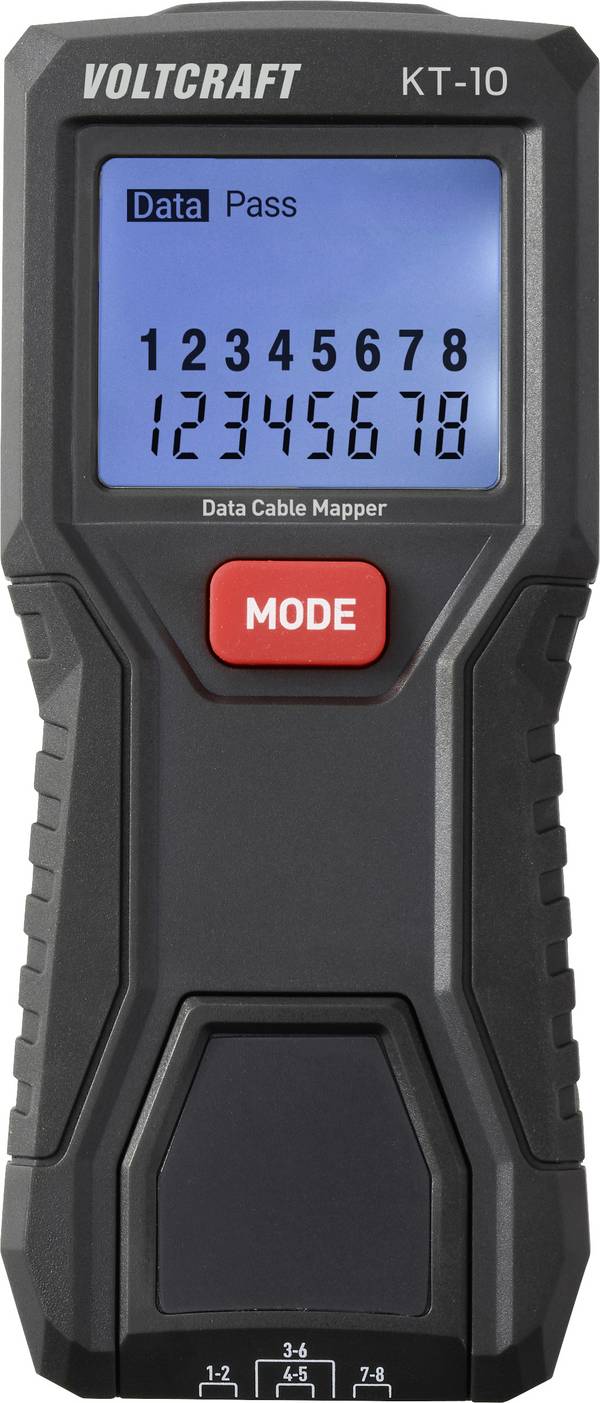 VOLTCRAFT VC-17256120 KT-10 Kabeltester  Meetbereik: Netwerk