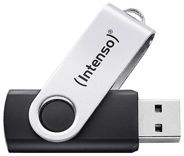 Intenso 3.2 Gen1 Office Line USB-stick  64 GB Zwart 3543490 USB-A 3.2 Gen 1