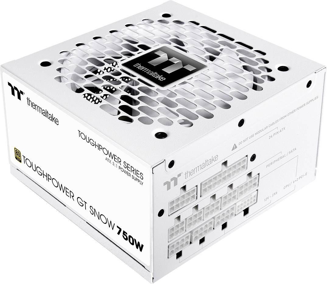 voeding Thermaltake Toughpower GT 750W Snow ATX3.1 80+G WH retail