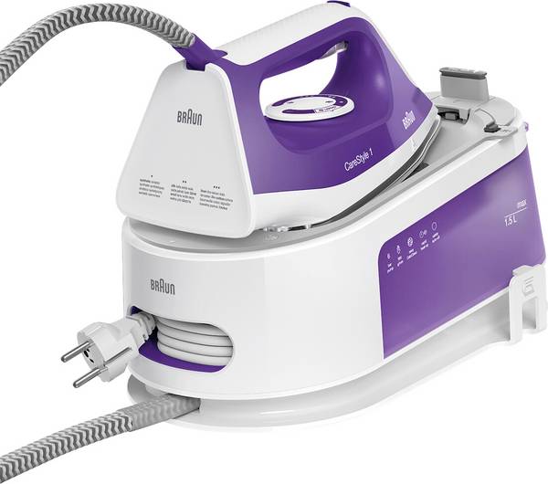 Braun IS 1014 VI 0128802001 Stoomstrijkstation 2200 W Wit, Lila