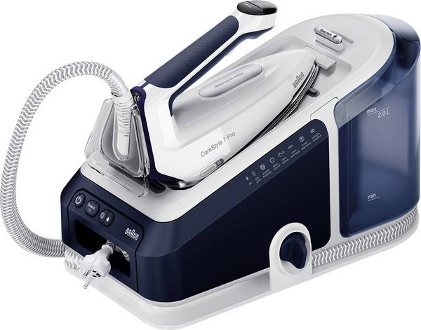 Braun IS 7282 BL 0128805001 Stoomstrijkstation 2700 W Blauw, Wit
