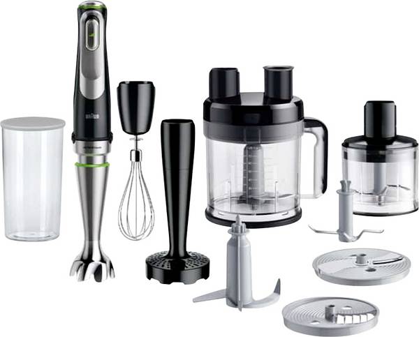 Braun Braun Multiquick 9 MQ 9187XLI - Handmixer - 1.2 kW Staafmixer 1200 W Multifunctioneel Zwart