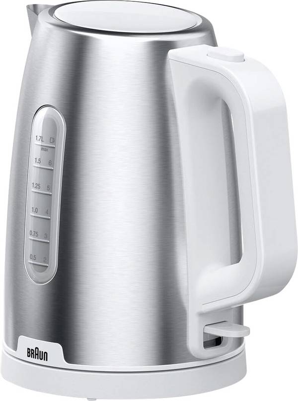 Braun WK 1500 GY Waterkoker BPA-vrij Aantal/Volume: 1.7 l Grijs