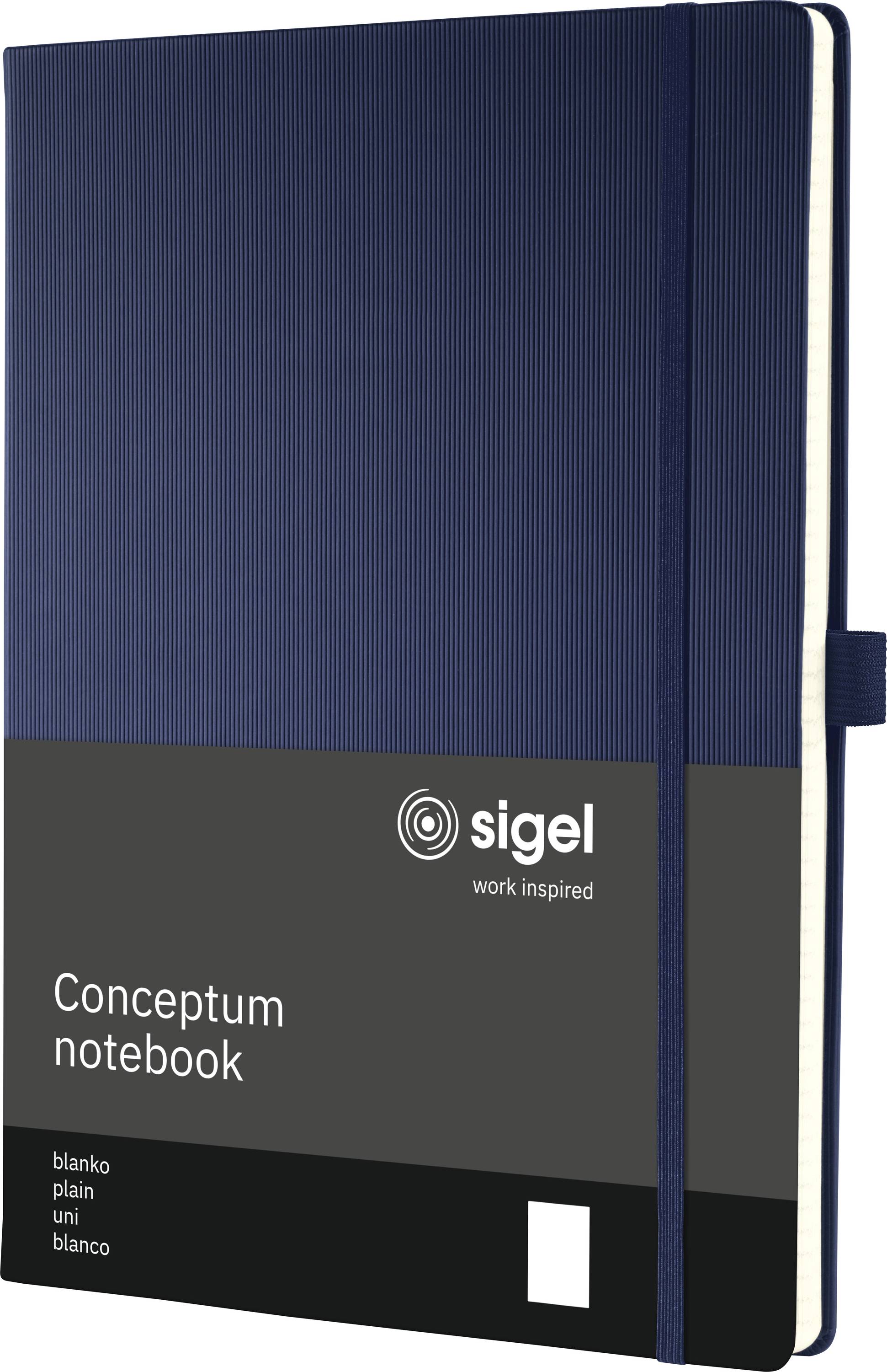Sigel CO684 Notitieboek Conceptum Hardcover DIN A4 Blanco Donkerblauw 97