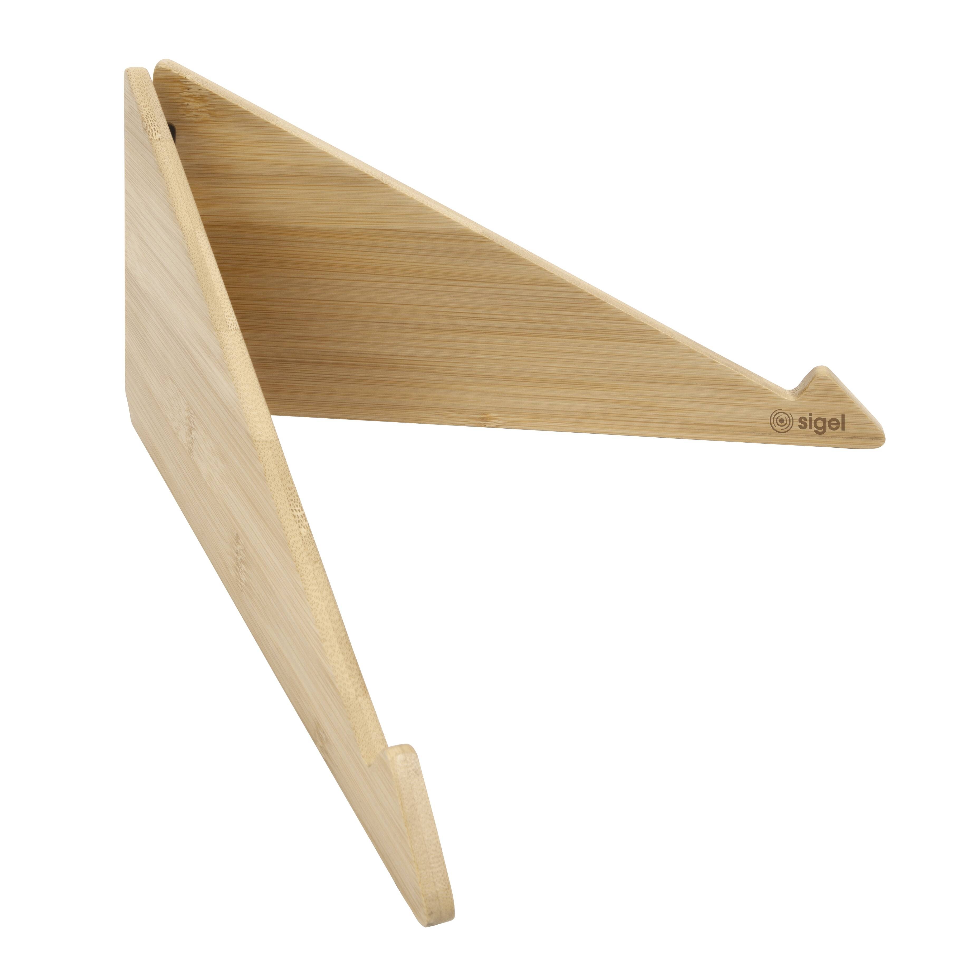 Sigel SA207 Laptophouder Eyestyle (b x h x d) 30 x 14.50 x 1.80 cm Bamboe Beige