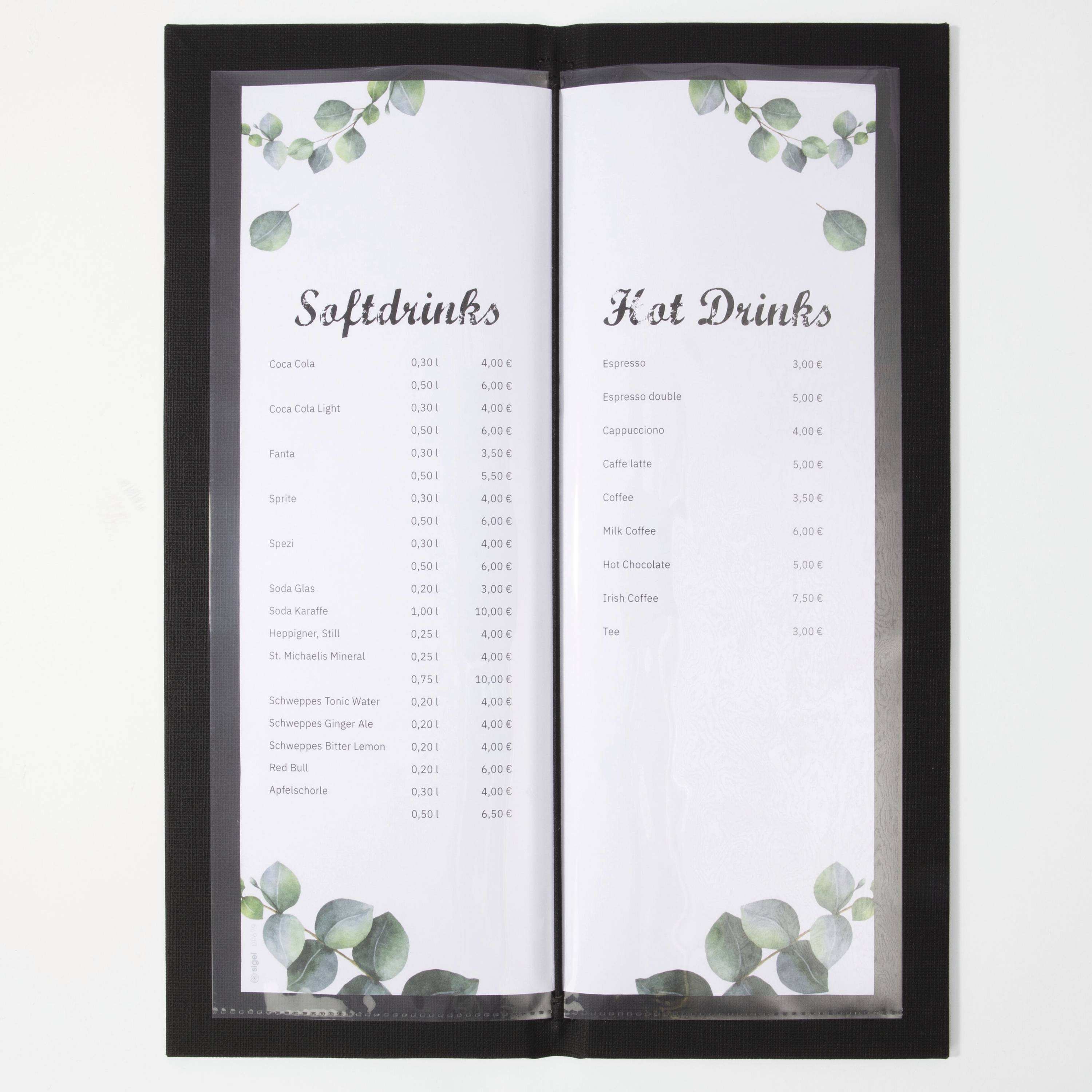 Sigel Dubbele transparante hoes 2 x DIN A4 Voor menumappen SM182 10 stuk(s)-2