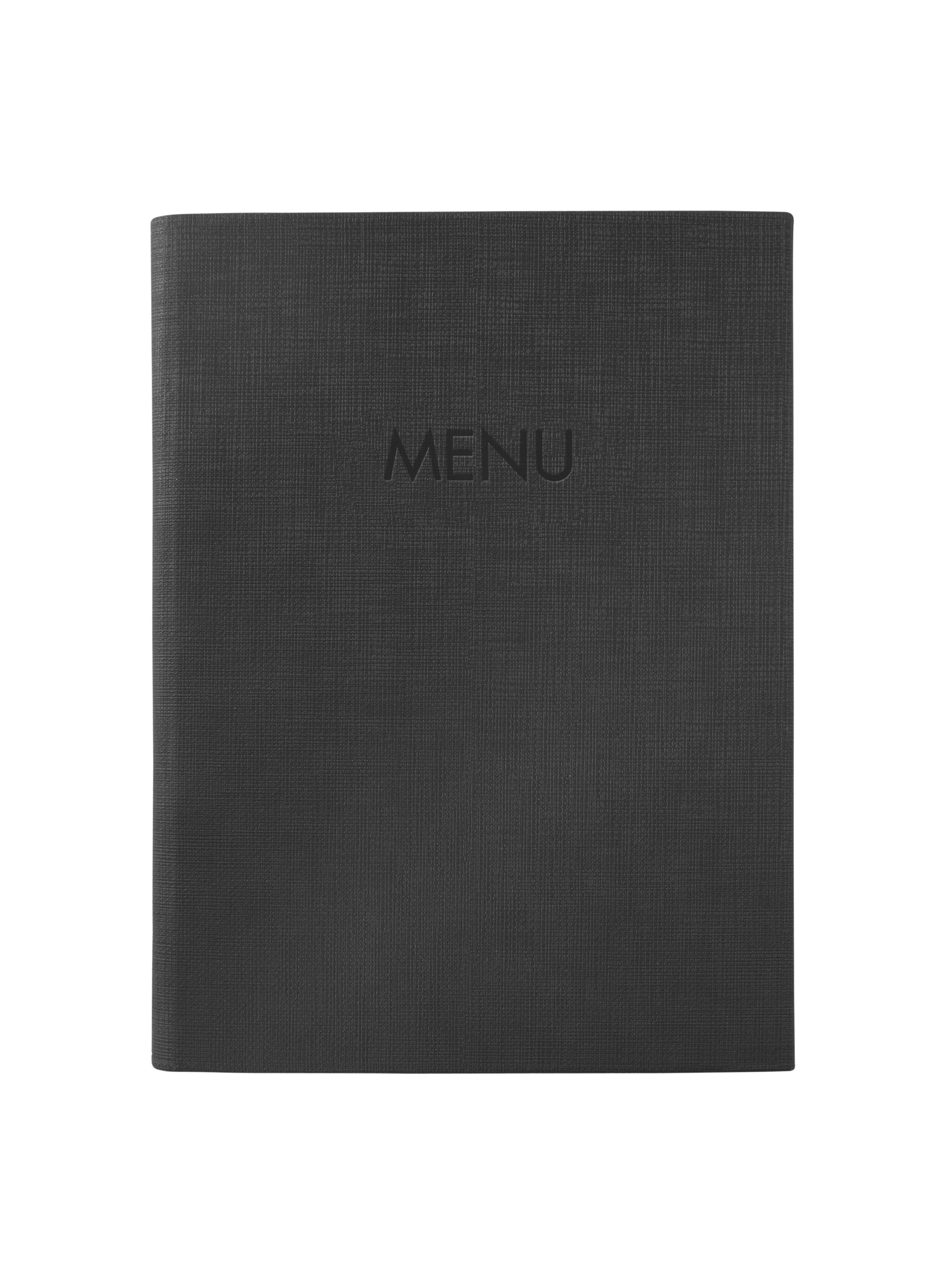 Sigel SM203 DIN A5 1 stuk(s) Incl. 2 dubbele transparante hoezen voor 8 paginas, Rubberen binding Zwart