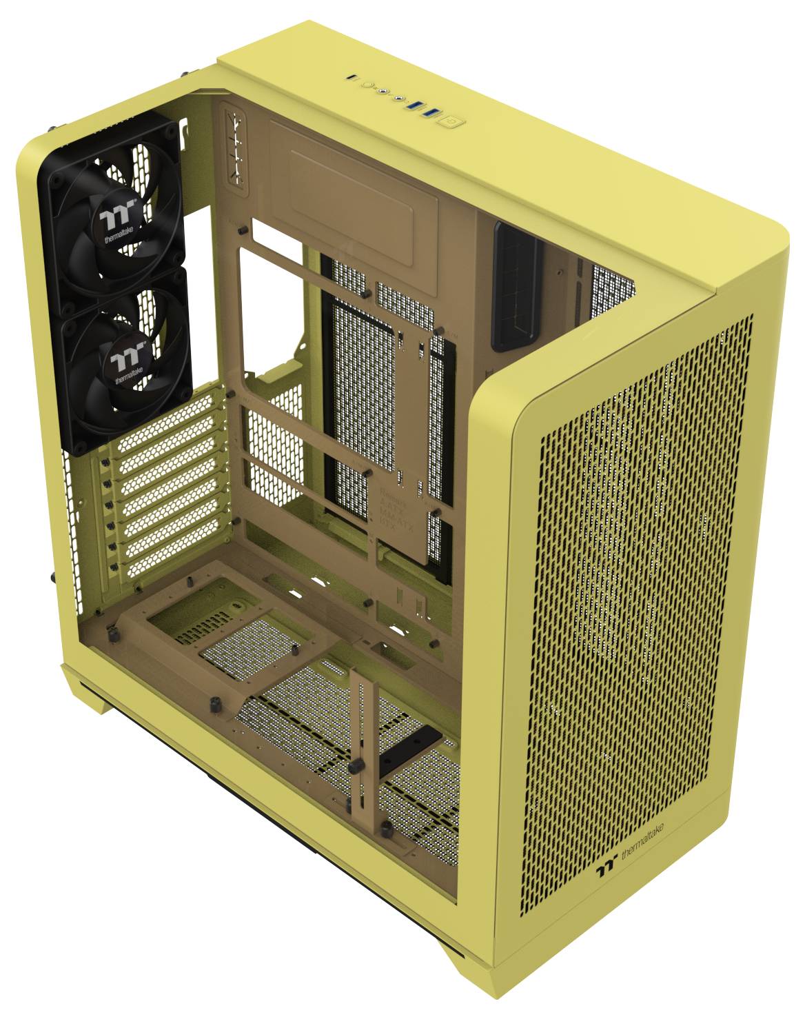 Thermaltake View 390 Air Butter Caramel Midi-tower PC-behuizing Caramel Stoffilter, Geïntegreerde verlichting, 2 voorgeï-1
