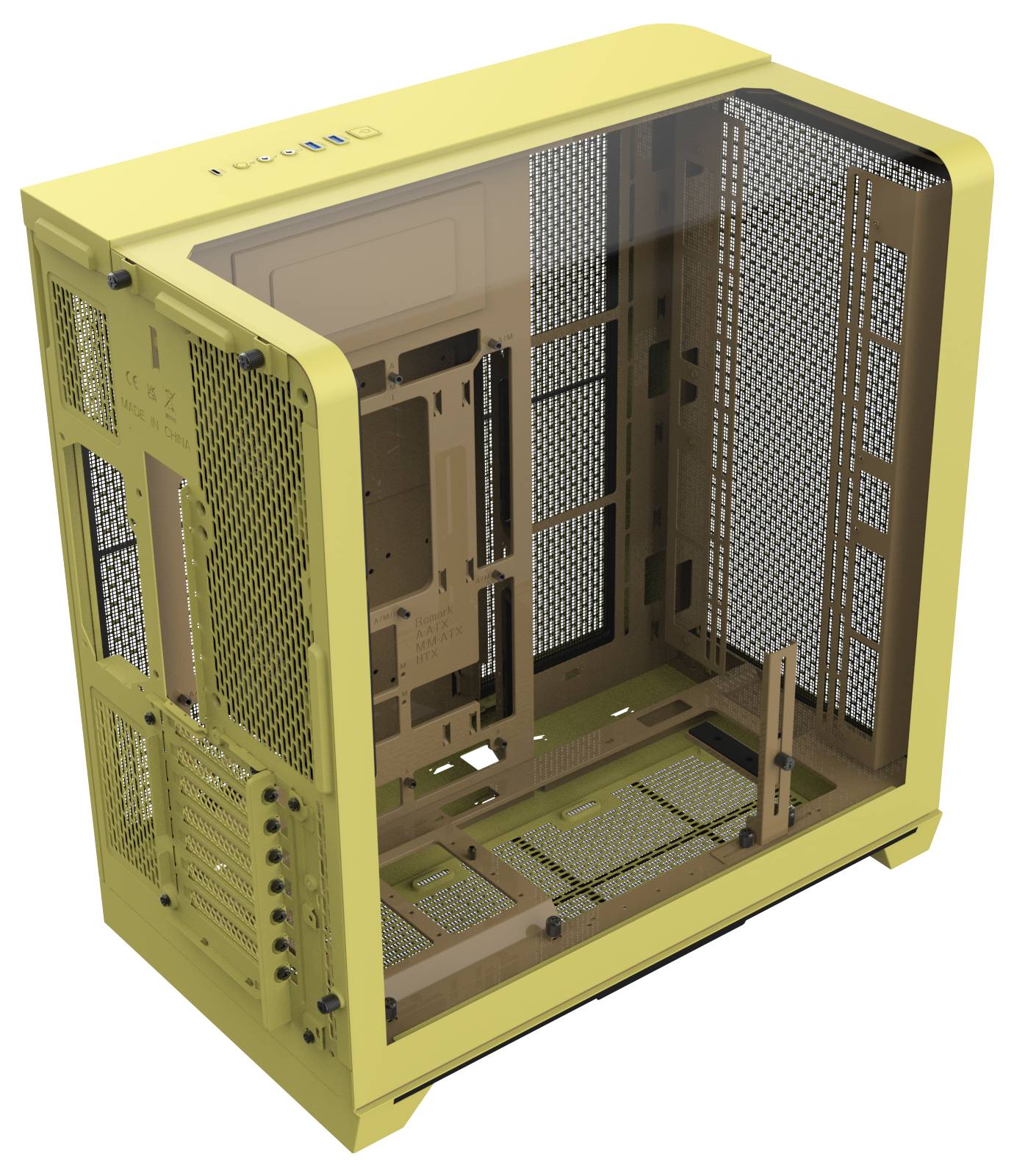 Thermaltake View 390 Air Butter Caramel Midi-tower PC-behuizing Caramel Stoffilter, Geïntegreerde verlichting, 2 voorgeï-3
