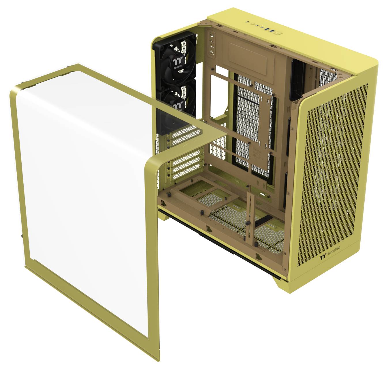 Thermaltake View 390 Air Butter Caramel Midi-tower PC-behuizing Caramel Stoffilter, Geïntegreerde verlichting, 2 voorgeï-21