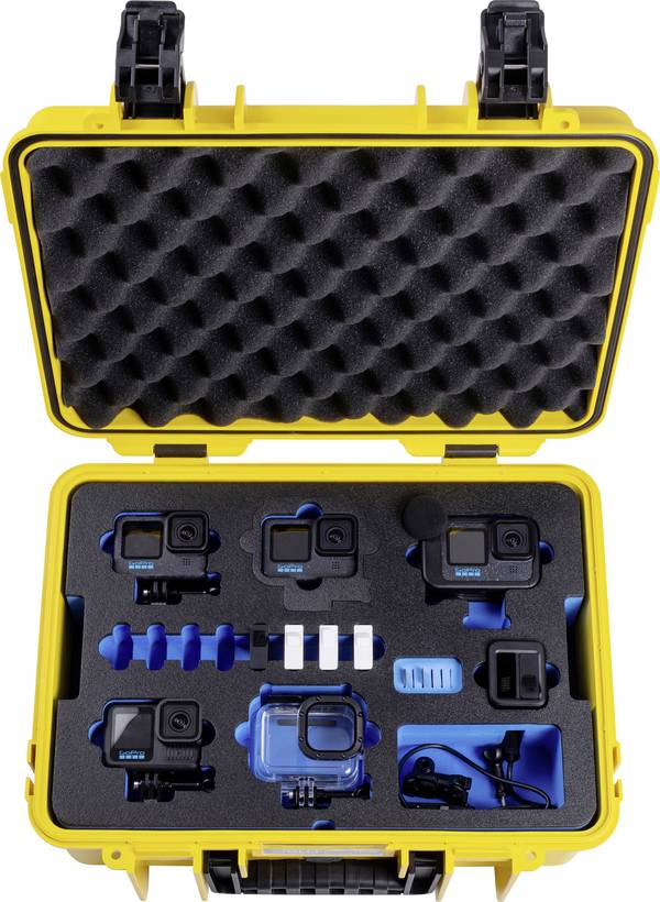 B & W International Transportkoffer   16.6 l (l x b x h) 420 x 325 x 180 mm Geel PP.166.Y.GoPro13
