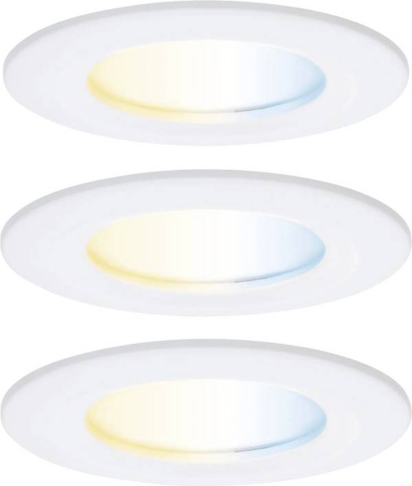 Paulmann 92442  LED-plafondlamp, LED-inbouwlamp   LED LED vast ingebouwd 6 W Wit (mat)