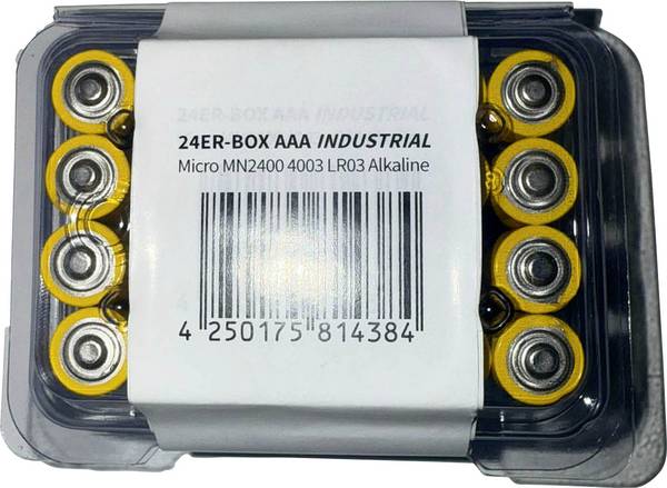 Varta Micro LR03 Batterijbox Alkaline 1200 mAh, 1300 mAh 1.5 V 24 stuk(s)