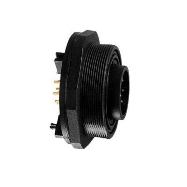 Bulgin PX0707/S/06 Ronde connector Stekker, inbouw Totaal aantal polen: 6 Bulk 1 stuk(s)