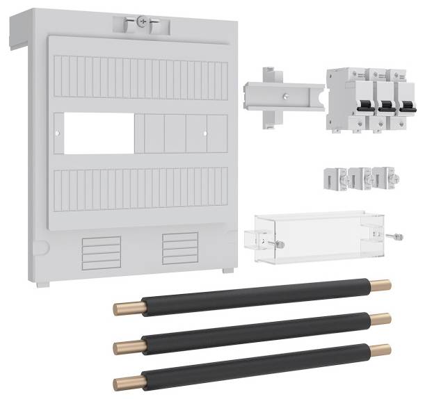 ABN BP116KB Pakketpakket PE-klem contactbestendig voor SAS 12x5 mm, 16 mm2 in NAR Montageset 1 stuk(s)