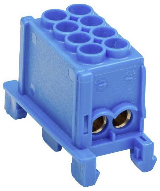 ABN XHKB1254BL Hoofdleidingklem 1-polig vingerveilig 1x4x25 mm2 (blauw) Hoofdleiding vertakkingsklem 1 stuk(s)