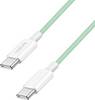 LogiLink CU0347 USB-C-kabel USB 2.0 USB-C stekker 1 m Groen Afgeschermd