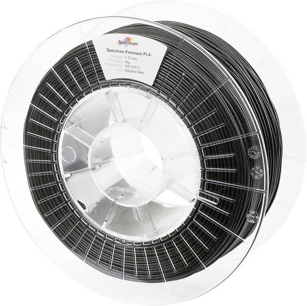 Spectrum Filaments 80162 PLA Glitter Filament PLA Glitter Niet-trekkend 1.75 mm 1000 g Volcano Grey, Grijs  1 stuk(s)
