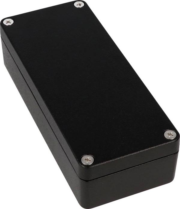 Hammond Electronics 1590Z180BK Behuizing 180 x 180 x 101 Aluminium Zwart 1 stuk(s)