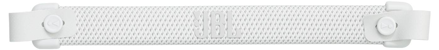 'Ambu' hoofdband, gestructureerde witte band met verstelbare clips, ontworpen voor het bevestigen van medische apparatuur.