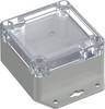 TRU COMPONENTS 6U07080805737 TC-13865220 Industriële behuizing 106.5 x 76.5 x 45 ABS-PC Lichtgrijs, Transparant 1 stuk(s)