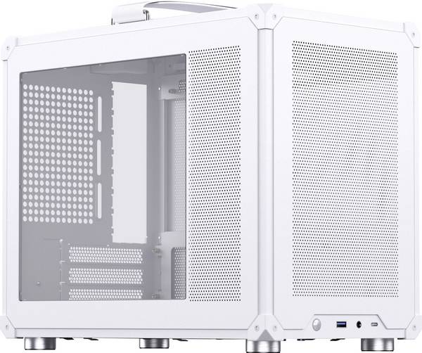 Jonsbo C6MAXWHITE Mini-tower Behuizing, Gaming-behuizing, PC-behuizing Wit