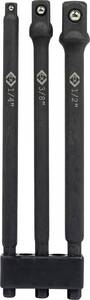 Conrad C.K T4572 Dopsleuteladapterset 1/2", 3/8", 1/4" aanbieding