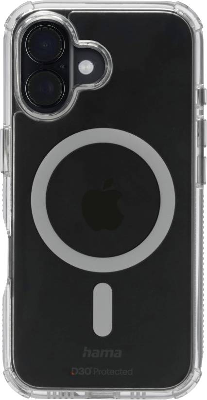 Hama Cover Apple iPhone 17 Transparant MagSafe compatible, Inductieve lading-0
