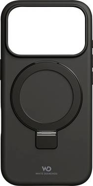 White Diamonds Mag Urban Stand Case Cover Apple iPhone 17 Pro Zwart MagSafe compatible