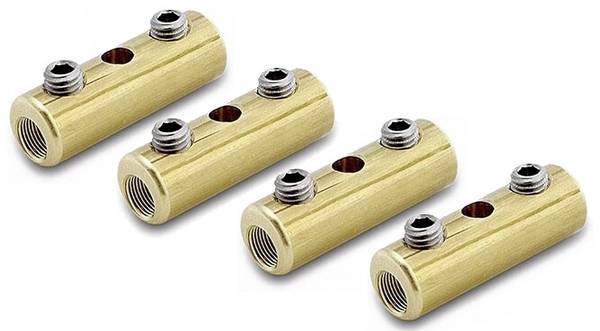 Relicon by HellermannTyton 435-01508 Verbindingsklem Met kijkgat 1.5 mm² 16 mm² Ongeïsoleerd  4 stuk(s)