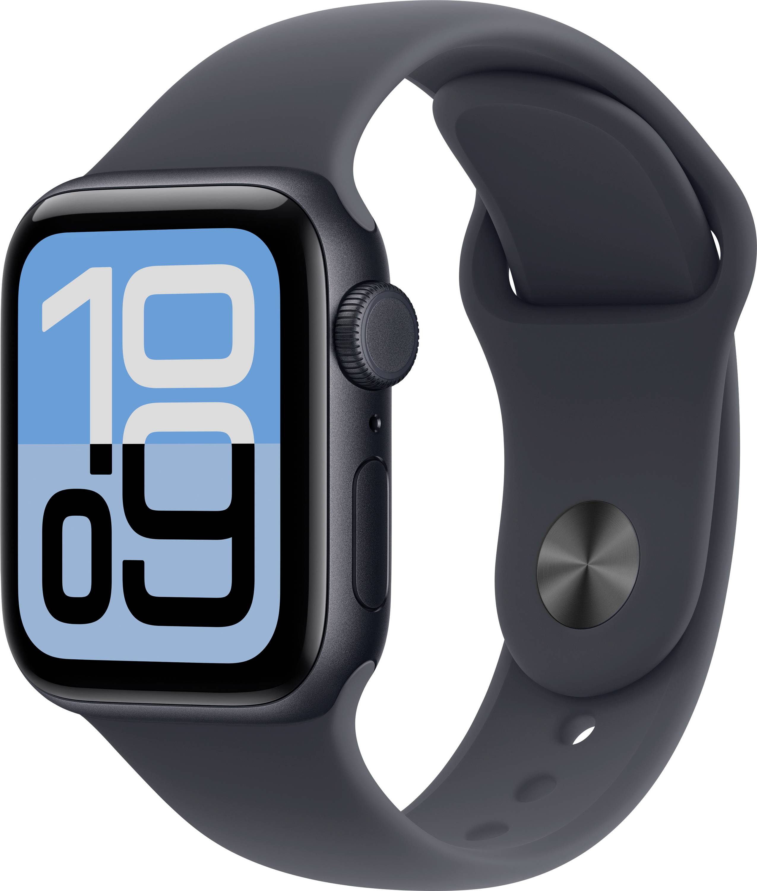 Apple Watch SE 3 GPS + Cellular 40 mm Aluminium kast Sport Band Middernacht M/L-0