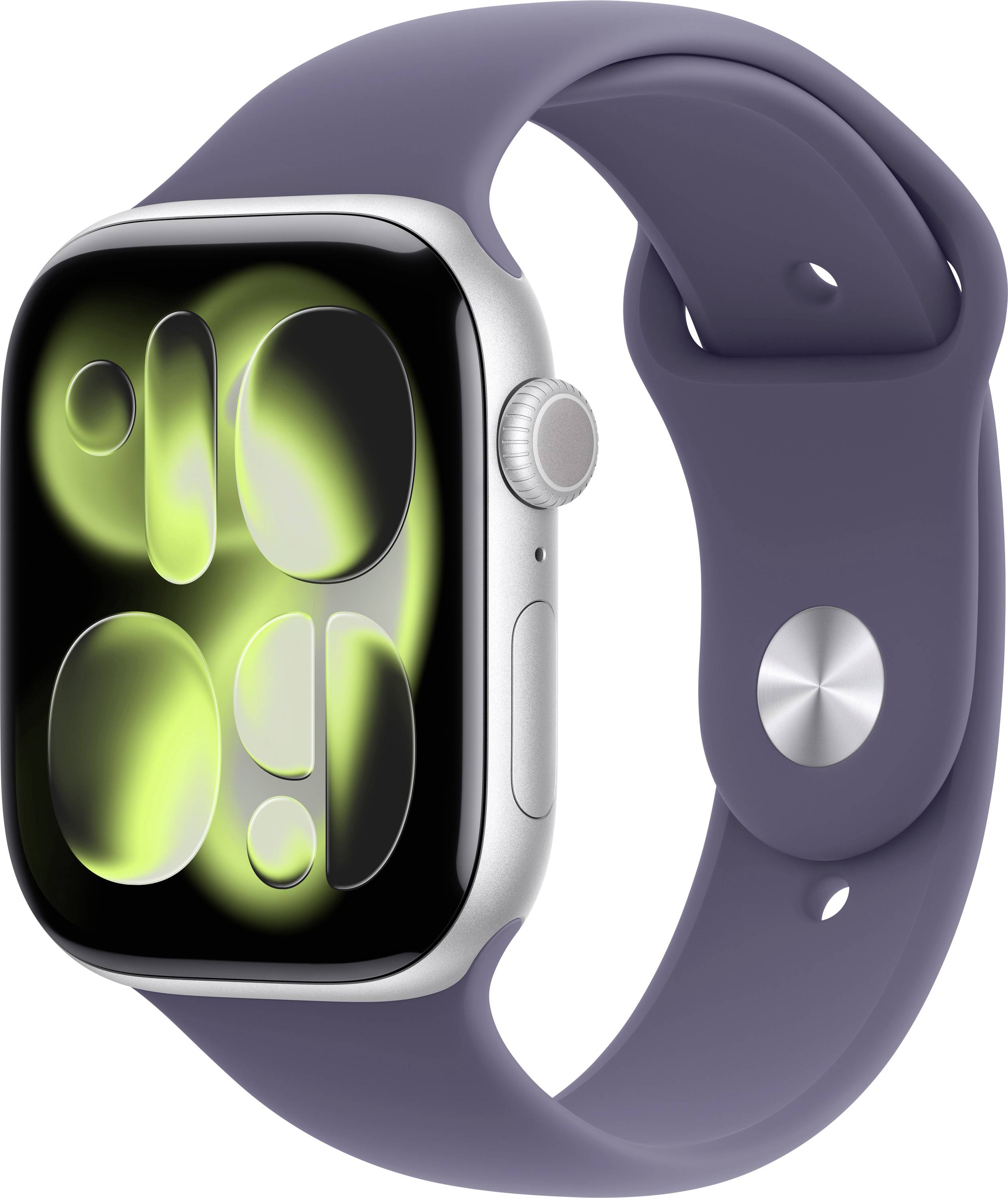 Apple Watch Series 11 GPS 46 mm Aluminium kast Sport Band Zachtpaars S/M-0