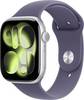 Apple Watch Series 11 GPS + Cellular 46 mm Aluminium kast Sport Band Zachtpaars S/M