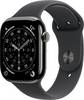 Apple Watch Series 11 GPS + Cellular 46 mm Titanium kast Sport Band Zwart M/L