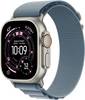 Apple Watch Ultra 3 GPS + Cellular 49 mm Titanium kast Alpine Loop Lichtblauw L