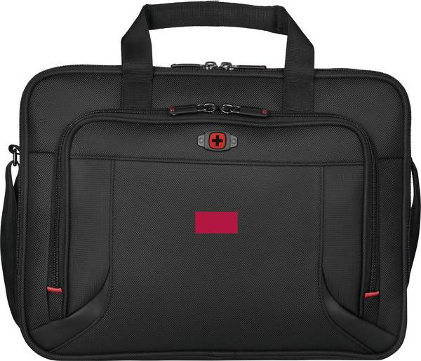 Wenger Wenger Prospectus - Notebook-Tasche - mit Tablet-Tasche - 36 cm (14") Laptoptas Geschikt voor max. (laptop): 35,6 cm (14")  Zwart