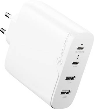 Alogic Rapid Power USB-laadstation 100 W USB-C, USB-A USB PD Wit Binnen USB Power Delivery (USB-PD)