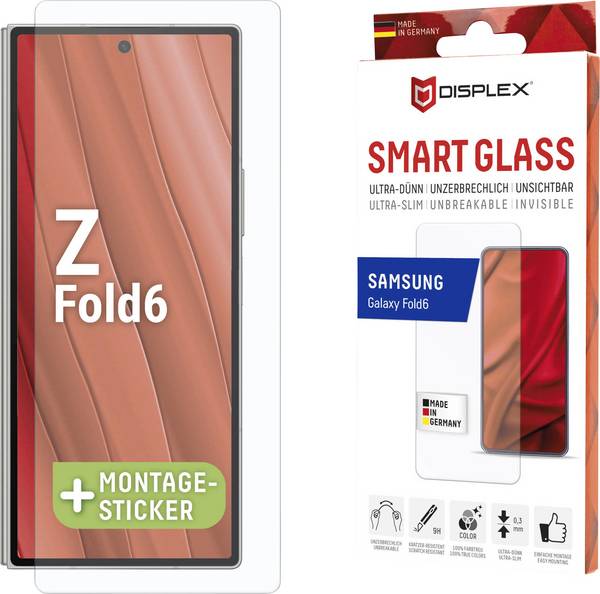 DISPLEX  02025 Screenprotector (glas) Samsung Galaxy Z Fold6 1 stuk(s) Anti-vingerafdruk