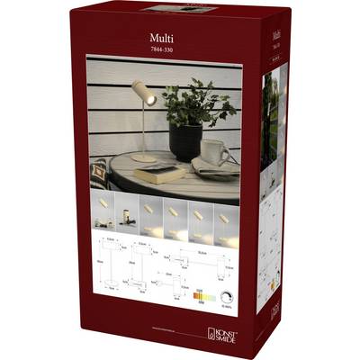 Konstsmide 7844-330 Multi LED-accutafellamp Warmwit Zand-0