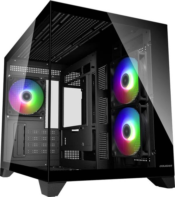 Cougar FV150 Mini-tower PC-behuizing, Gaming-behuizing Zwart
